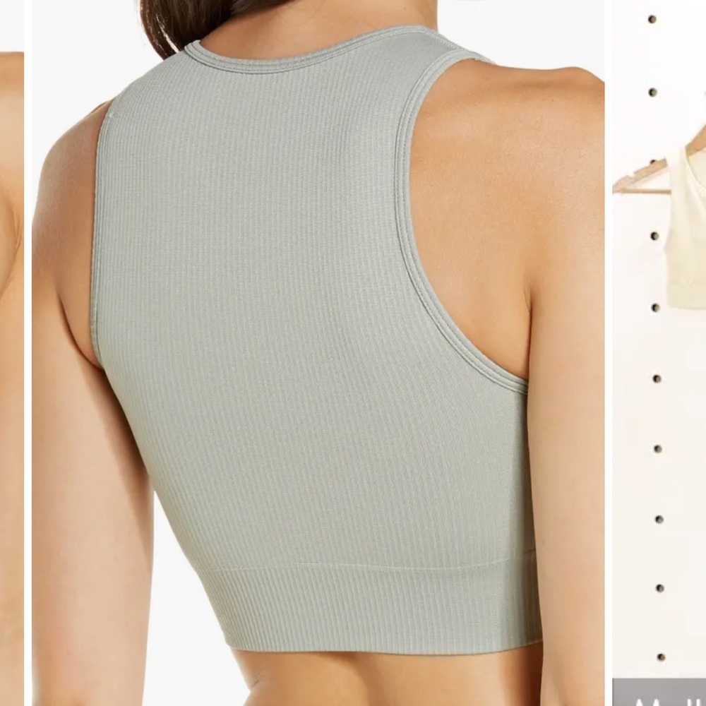 Skims Rib High Neck Bralette - Picture 2 of 7